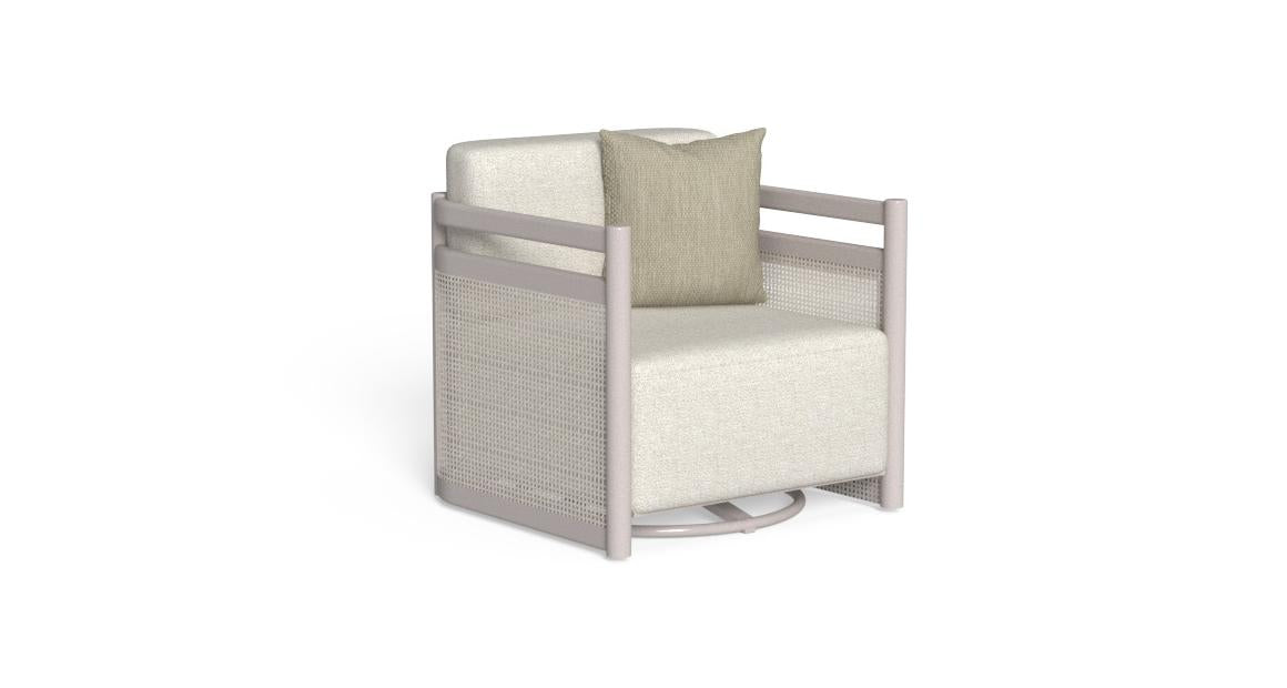 Poltrona Living Girevole Edwin//Alu