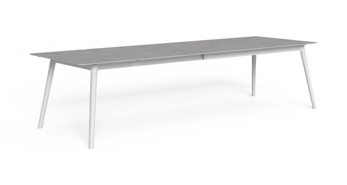 Tavolo da Pranzo Estendibile con Piano in Ceramica 240/300X100 Moon//Alu