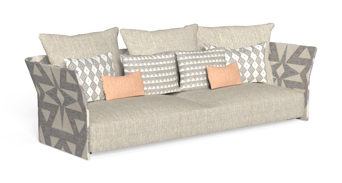 Divano con Schienale in Tessuto Cliff