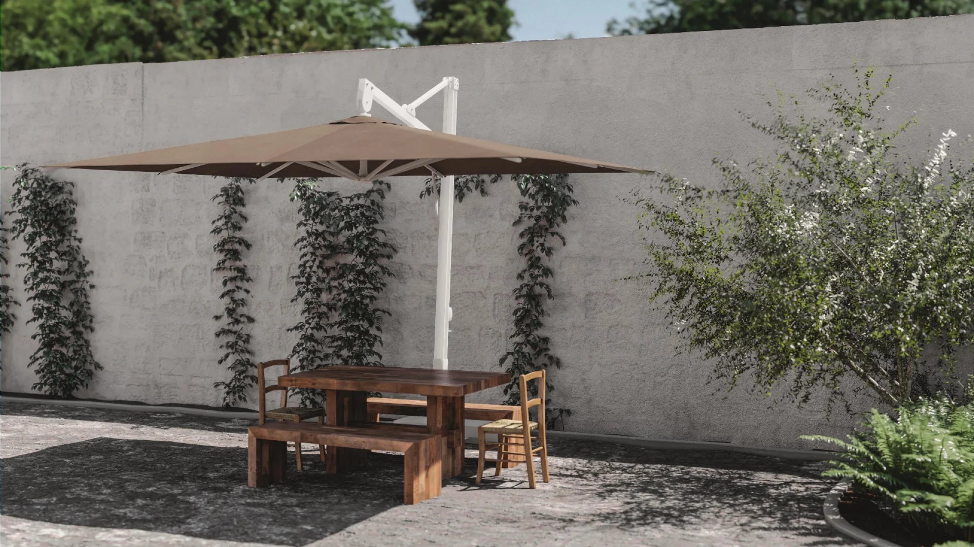 Ombrellone a Braccio Laterale Pitagora