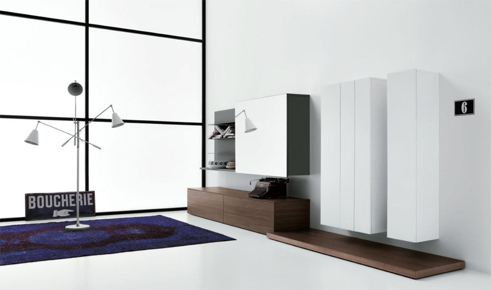 Composizione Moduli Pianca in Noce Canaletto