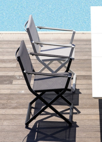 Poltrona Fellini Pieghevole in alluminio