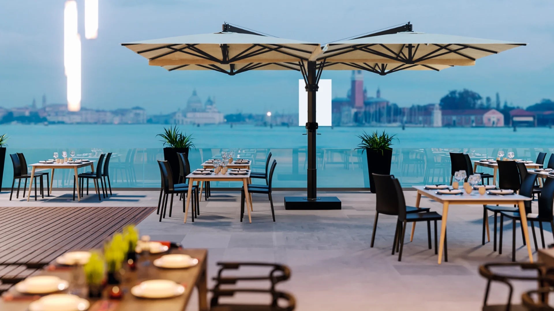 Ombrellone Galileo Alluminio