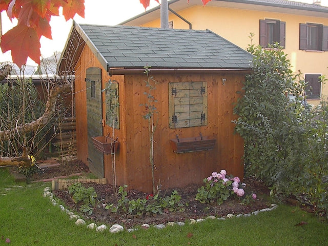 casetta in legno ricovero attrezzi