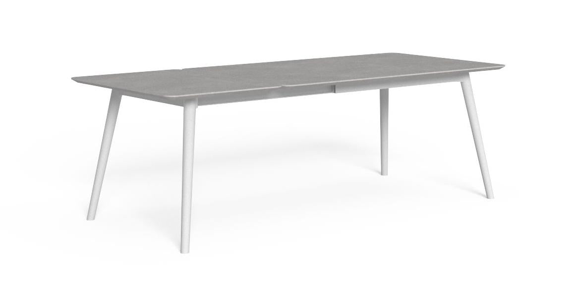 Tavolo da Pranzo Estendibile con Piano in Ceramica 160/215X95 Moon//Alu