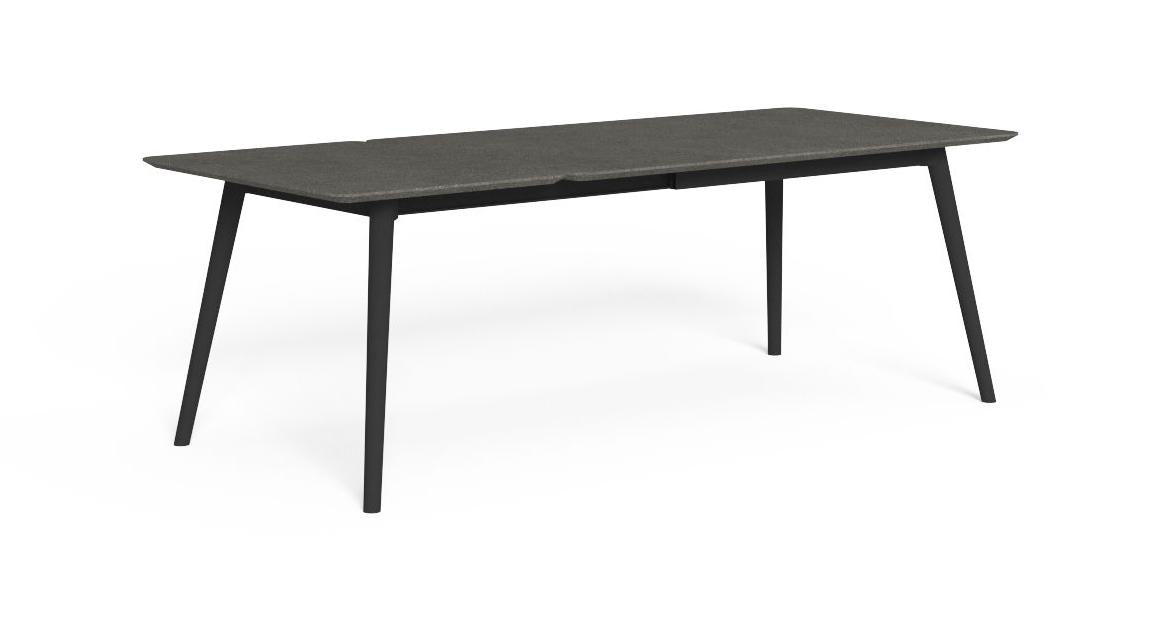 Tavolo da Pranzo Estendibile con Piano in Ceramica 160/215X95 Moon//Alu