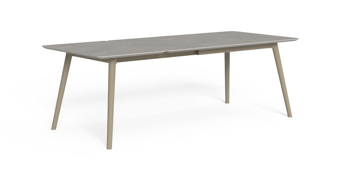 Tavolo da Pranzo Estendibile con Piano in Ceramica 160/215X95 Moon//Alu