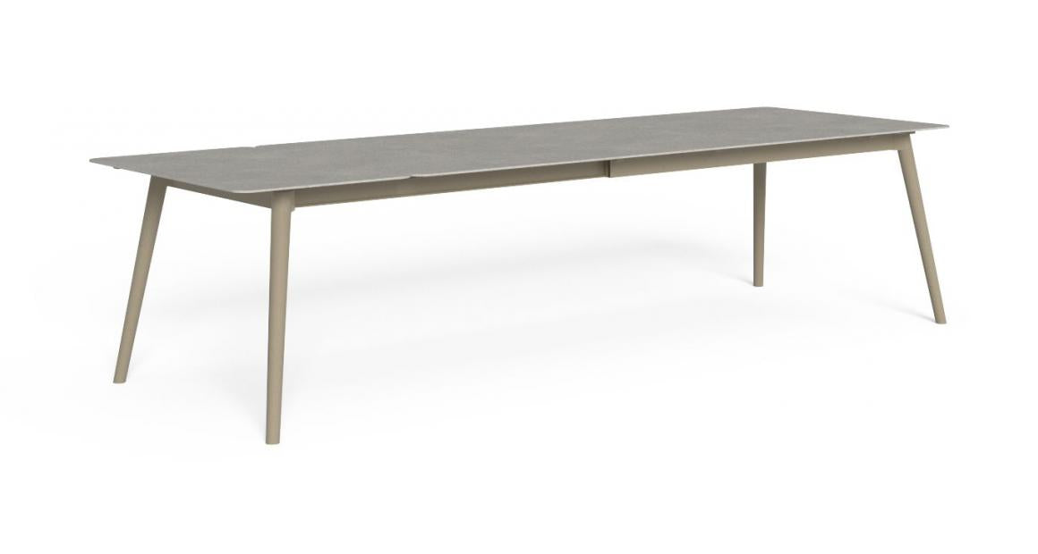 Tavolo da Pranzo Estendibile con Piano in Ceramica 240/300X100 Moon//Alu