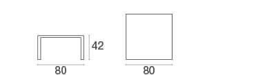 Tavolo Basso Round 80x80