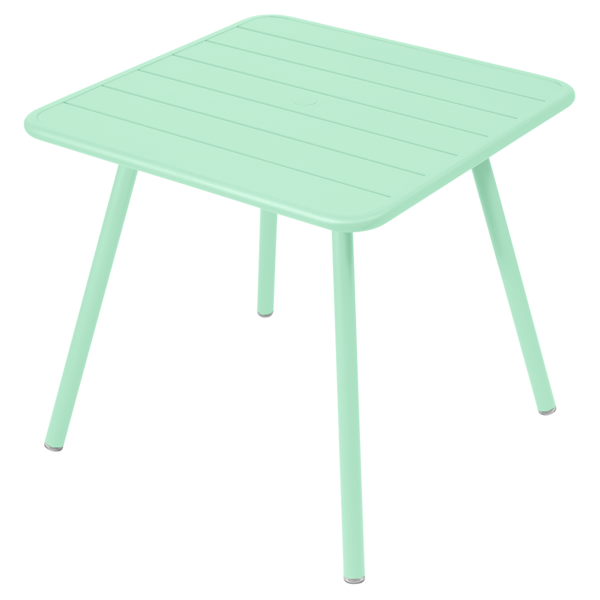 Tavolo Luxembourg in alluminio quadrato 4 gambe 80x80 cm
